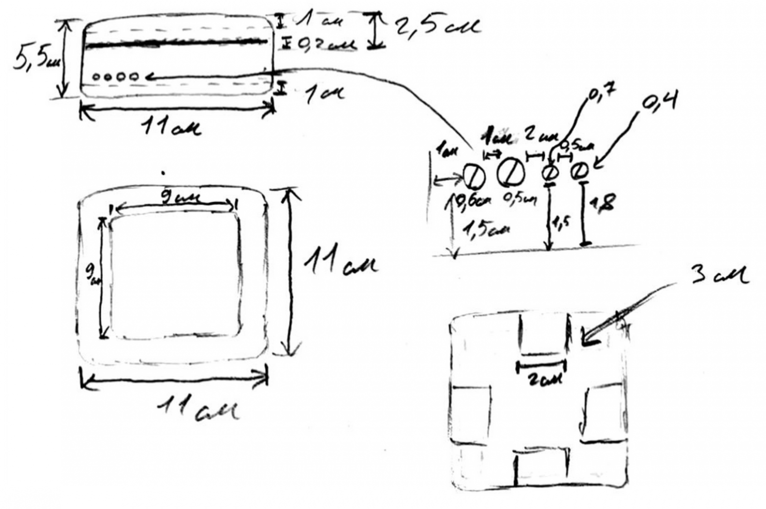 Набросок корпуса SmartLight