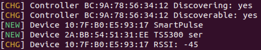 SmartPulse среди найденных устройств